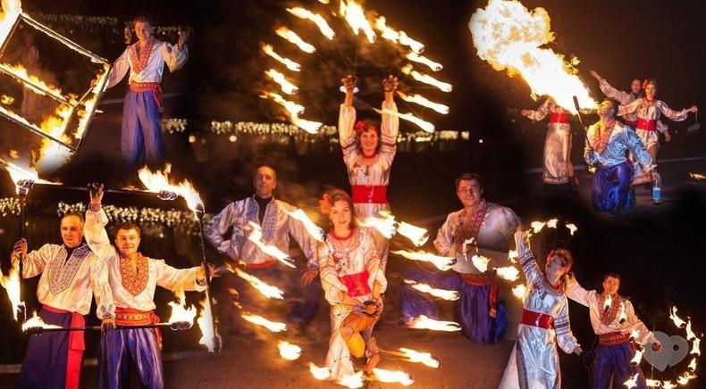 Фото 4 - Сварожичи, огненное шоу, пиротехническое шоу, великаны на ходулях - Украинское огненное шоу "Два Дубки" (4 актера)