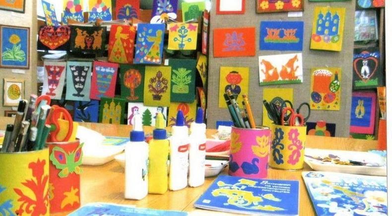 Центр детского и юношеского творчества, внешкольное учебное заведение - Кружок 'Вытынанка'