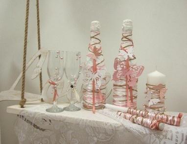 Творча майстерня Яся - Декор свічок, бокалів та шампанського