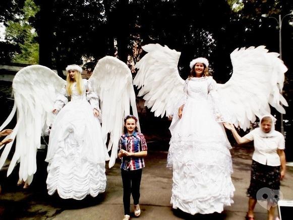 Фото 3 - Сварожичи, огненное шоу, пиротехническое шоу, великаны на ходулях - Ходулисты ангелы для фотосессии и церемонии бракосочетания