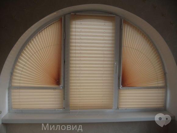 Фото 4 - Миловид, ролові штори, жалюзі, вікна, двері, ролети - Виготовлення плісе