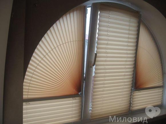 Фото 5 - Миловид, ролові штори, жалюзі, вікна, двері, ролети - Виготовлення плісе