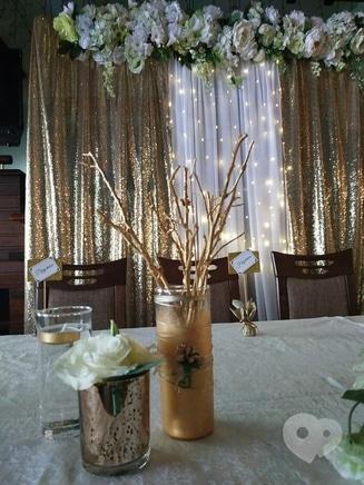 Фото 3 - OROVI, Оформлення та організація свят - Оформлення весілля в золотому стилі, оформлення весілля в золотому кольорі