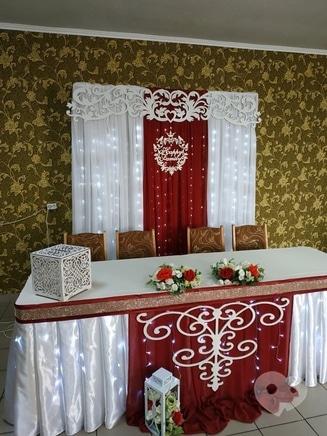Фото 3 - OROVI, Оформление и организация праздников - Оформление свадьбы в цвете марсала, оформление марсаловой свадьбы