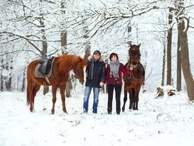 Специальная цена на фотосессию с лошадьми для влюбленных от "Pegas"